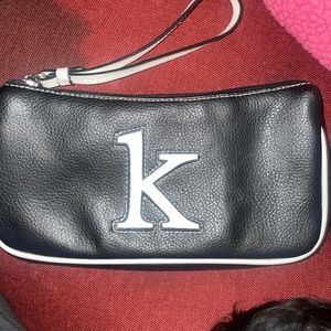 Initial “K” Wristlet